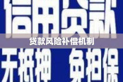 恭城贷款风险补偿机制