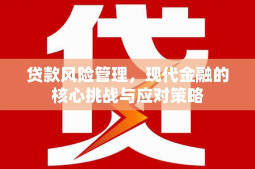 恭城贷款风险管理，现代金融的核心挑战与应对策略