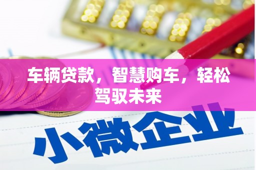 恭城车辆贷款，智慧购车，轻松驾驭未来