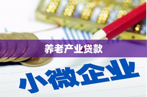 恭城养老产业贷款